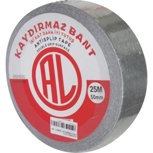 50Mm 25 Mt Kaydırmaz Bant Gri