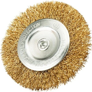 Pimli Saçaklı Daire Tel Fırça 100 Mm