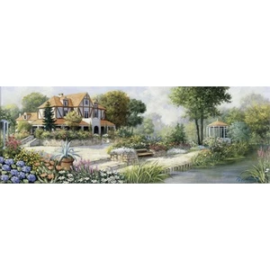 Puzzle 1000 Parça Panaroma English Cottage
