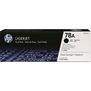 78A 2'li Paket 2100 Sayfa Kapasiteli Siyah Toner CE278AD