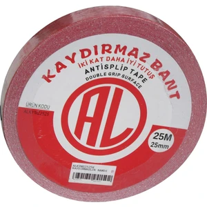 Kaydırmazlık Bandı Gri 25 Mm 25 Kırmızı