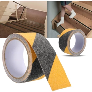 Bebe Diyarı Kaydırmaz Bant Sarı/Siyah – 50 mm x 25 Mt