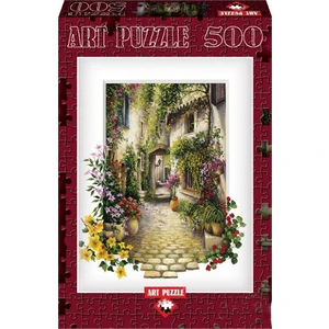 Puzzle Çiçekli Ara Sokak 500 Parça