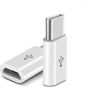 Micro USB To Type-C OTG Dönüştürücü Adaptör Beyaz