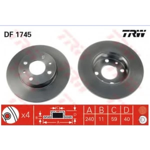 Trw Fiat Tipo Fren Diski Takım Opar 7663465
