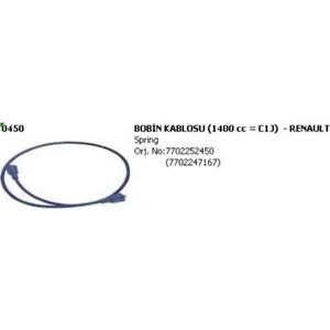 Unuvar Bobin Kablosu 7702252450 Spring