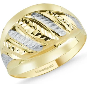 Sembol Gold Altın Yüzük 14 Ayar Fantazi Modeli  Sg42-018327