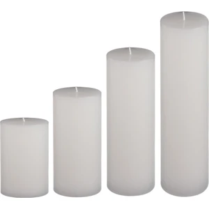 4 lü Set Mum Çap 7 cm Beyaz