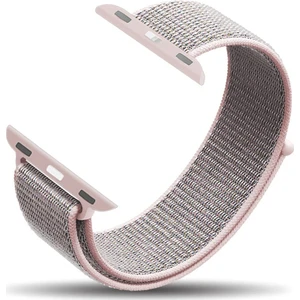 - 38-40 mm Spor Loop Dokuma Kordon - Rose