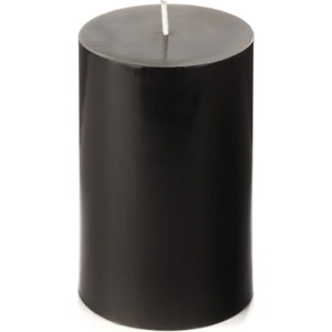 7 x 15 Siyah Silindir Mum