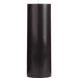 7 x 20 Siyah Silindir Mum