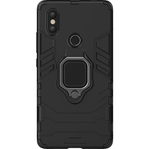 Xiaomi Mi 8 Batman Serisi Yüzük Standlı Armor Kılıf - Siyah