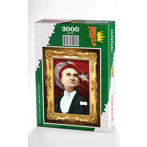King Of Puzzle Atatürk - 29 Ekim 1933 Ahşap Puzzle 3000 Parça (Tr77-Mmm)