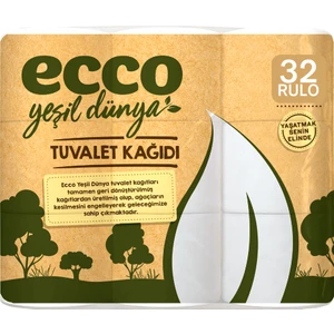 Yeşil Dünya Tuvalet Kağıdı 32 Rulo
