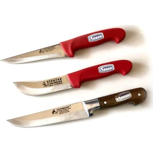 Kurban Kasap Bıçak Seti 4'lü (Yüzme,sıyırma,kesme Bıçağı)