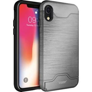 Buff iPhone XR Slim Folder Kılıf Silver