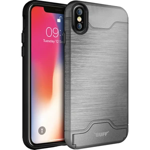 Buff iPhone Xs Max Slim Folder Silver