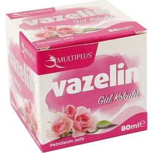 Doğal Katı Renkli Gül Kokulu Pembe Vazelin 80 ml