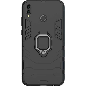 Huawei Honor 8X Max Batman Serisi Yüzük Standlı Armor Kılıf - Siyah