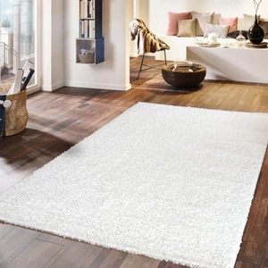 Halı Shaggy 9000NM 80X300 cm Beyaz Modern Halı