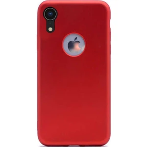 Apple Apple iPhone XR Premium Matte Silikon Kılıf Kırmızı