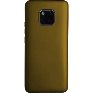 Huawei Mate 20 Pro Premium Matte Silikon Kılıf Gold