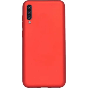 Samsung Galaxy A50 Premium Matte Silikon Kılıf Kırmızı