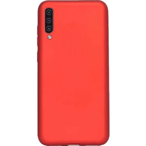 Samsung Galaxy A70 Premium Matte Silikon Kılıf Kırmızı