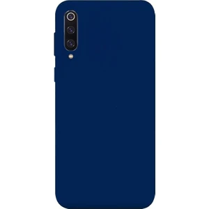 Xiaomi Mi 9 SE Premium Matte Silikon Kılıf Lacivert