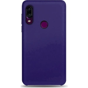 Xiaomi Redmi 7 Premium Matte Silikon Kılıf Lacivert