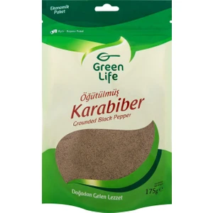 Green Life Öğütülmüş Karabiber - 175 gr - Eko Zipli