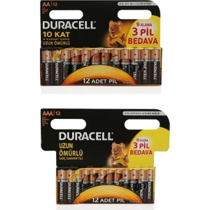 Alkalin 48'li Özel Pil Paketi(12 Aa +12 Aa+12 Aa +12 Aaa )