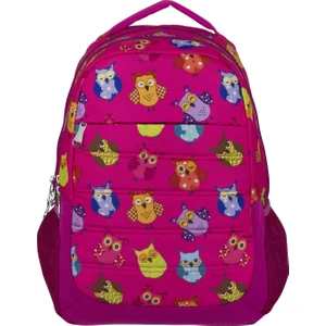 Cennec Pembe Sevimli Baykuşlar Okul ve Günlük Sırt Çantası 877