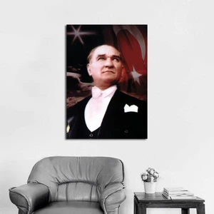 Smokinli Atatürk Kanvas Tablo