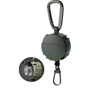 Crip On Reel + Micro Case 2 Gözlü Aksesuar Askısı Foliage Green