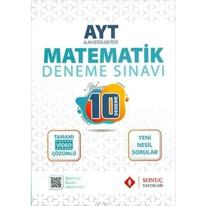 Sonuç Yayınları  AYT Matematik 10 Deneme