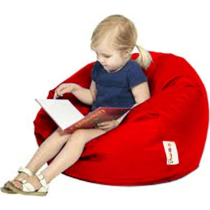 Üçgen Çocuk Armut Koltuk Kırmızı