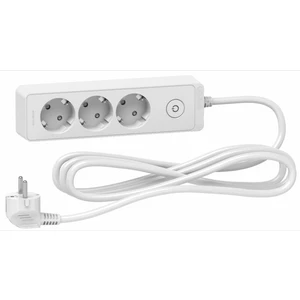 Schneider Electric Unica 3'lü 5 metre grup priz,Beyaz