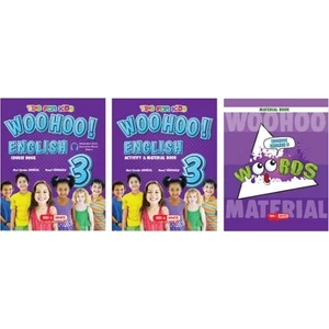 Kırmızı Beyaz Yayınlar Woohoo English Course + Activity & Material Book 3