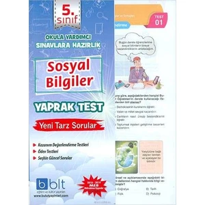 Bulut Eğitim ve Kültür Yayınları Eğitim 5. Sınıf Sosyal Bilgiler Yaprak Test