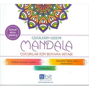 Çizgilerin Gizemi Mandala Boyama Kitabı