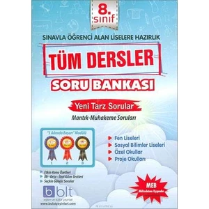 Bulut Eğitim ve Kültür Yayınları Eğitim 8. Sınıf Tüm Dersler Soru Bankası