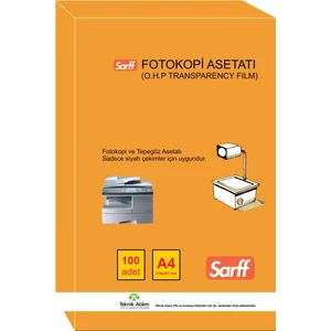 Fotokopi Asetatı A3 100 Lü 15330090