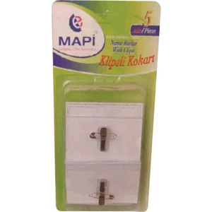 MAPİ KLİPSLİ KOKART ŞEFFAF 5Lİ 910 13 90