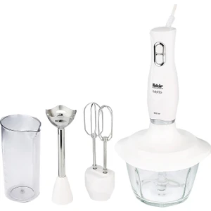Motto Cam Hazneli Blender Seti Krem