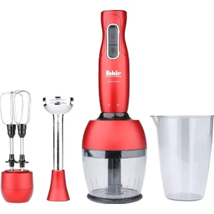 Lucca 1000W Blender Seti Kırmızı