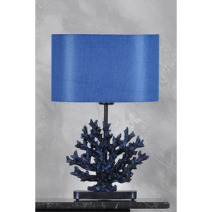 Qdec Modern Dizayn Mercan Abajur Cobalt Mavi