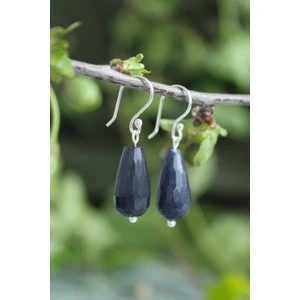 Jewellery Yeşim Rahatlatıcı Doğal Taş Bayan Gümüş Küpe