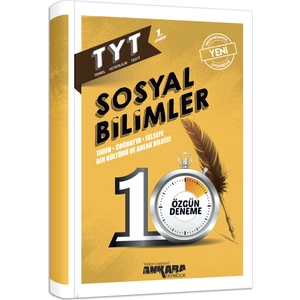 Ankara Yayıncılık TYT Sosyal Bilimler 10 Özgün Deneme