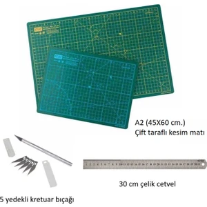 Profesyonel Hobi Kesim Matı Seti A2 (Cutting Mat Seti)